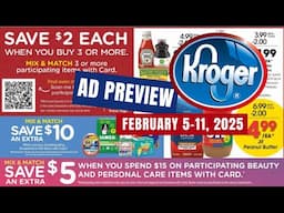 *SUPER BOWL DEALS* Kroger Ad Preview for 2/5-2/11 | MEGA SALE, 5x Weekly Digitals, & MORE