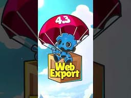 Godot 4.3 Can Export to the Web! (again) #gamedev #godot