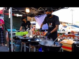 This Hardworking Chef with 3 Wok Skill Sells 200 Packs Pork Basil Fried Rice a Day |Thai Street Food