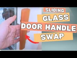 The Sliding Glass Door DIY Handle Installation You Didn't Know You Needed | Replace Slider Handle