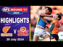 HIGHLIGHTS | GWS Giants v Gold Coast Suns | 2024 AFL