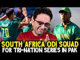 South Africa 🇿🇦 Announced Squad for Tri-Nation Series in Pakistan