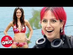 Hot Bikini Fart Girl | Just For Laughs Gags