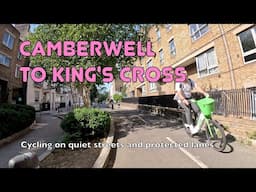 🚲 A fantastic traffic-free way to cycle from Camberwell to King's Cross