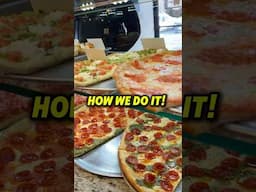 🤔 You’re probably wondering how we make all of this delicious pizza…#shorts #pizza #food #foodie