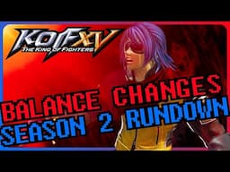 KOFXV Season 2 Patch Rundown