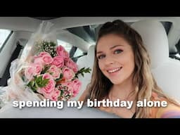 solo birthday vlog: buying myself flowers & solo dating 🌸