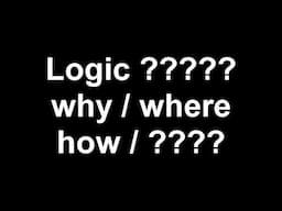 What is logic's grounding? (open ended question)