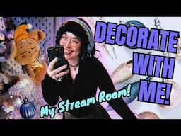 DECORATE MY STREAM ROOM WITH ME || ♡ cozy kpop aesthetics for Ghoulmas 2024 ♡