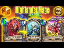 Highlander Control Mage 8.0 Deck Is Actually So Cool At The Great Dark Beyond Mini-Set | Hearthstone