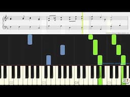 Deck The Halls for piano solo - Christmas Sheet Music - Practice Video