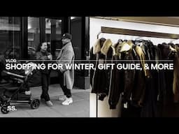 VLOG | Shopping for Winter Essentials, Holiday Gift Ideas for Men, Sushi Mukbang w/ Kia, & More!