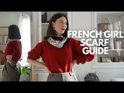 How to Tie and Wear a Scarf like a French Woman