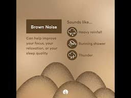 What do you think? #brownnoise #brownnoisesleep #sleep #bettersleep #healingmusic