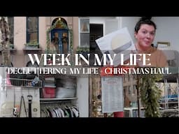 NYC WEEK IN MY LIFE | organizing my closet, what i got for christmas & getting real about ny goals