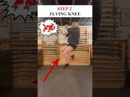 How To Do FLYING KNEE in a FIGHT 💥 #Shorts #MMA #Training