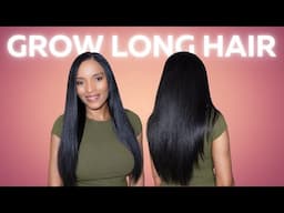 How To Grow Long Healthy Natural Hair and Retain Length!!