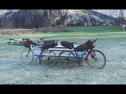 Cold weather bike packing