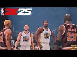 THE REMATCH: 2017 Warriors vs. '96 Bulls! | NBA 2K25 PC Mods | 2017 Warriors vs. '97 Bulls