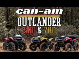 2023 CanAm Outlander 500 & 700! All new ATVs from CanAm!