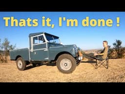 I can't believe its done - complete re-build and restoration of 1955 Land Rover Series 1 107