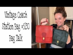 Vintage Coach Station Bag #5130 Bag Talk aka Shoulder Pouch Large