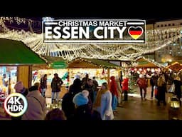 🎄 Amazing Christmas Markets of Essen Germany 🎅 December Christmas Lights in 4K HDR 60FPS