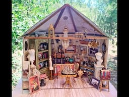 Miniature Antique Shop - The structure and final decor