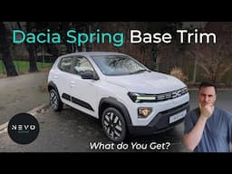 Dacia Spring Base Trim Review - What do you Get and What Don't you Get!