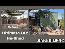 The Ultimate DIY Octagonal Shed Build - From Start to Finish for $3500!