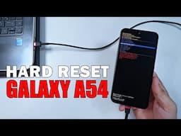 Hard Reset no Samsung Galaxy A54 (SM-A546E / DS) #UTICell