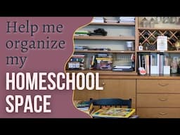 Get Ready with Me, HOMESCHOOL Style! // Homeschool Organization: What's on My Shelves and My Cart!