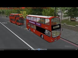 Omsi 2 tour (1756) London bus 415 Bricklayer's Arms - Kennington -  Tulse Hill  @ Volvo B7TL