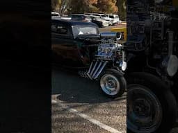 Supercharged '34 Ford Loud Start Up at the Cruise-in #shorts #automobile #car #motorsport