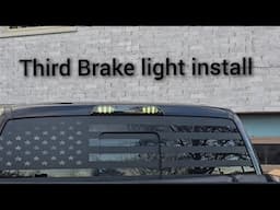 Auxito  L.E.D Third brake light install