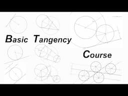 Basic Tangency Course in Engineering Drawing