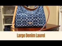 Large Denim Laurel: 1st Impressions & WIMB‼️ @contentwithcandace