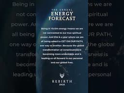 Annual Energy Forecast ✨  #energyupdate #rebirth2025 #leeharrisenergy