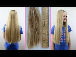 Long Hair to Shorter Hair| Bee's 2nd Haircut| Children with Hair Loss |Locks of Love|BabesInHairland