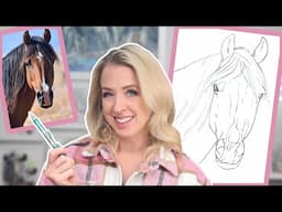 How to Draw a Horse Head Freehand: Beginner-Friendly Tutorial