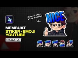 Membuat Emoji & Badge Membership YouTube pakai AI - Dreamina ✨