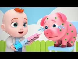 Time for a Shot | Baby Doctor Checkup | Leo Nursery Rhymes