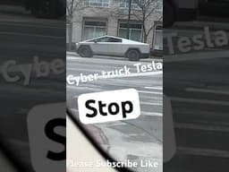 Cyber Truck Tesla Zoom Stop #cybertruck #tesla #elonmusk