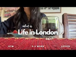 9-5 Work Week In My Life • What Life In London Looks Like • Cooking, Gym, Cleaning 🇬🇧