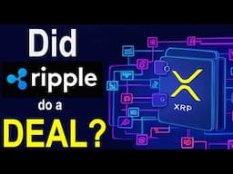 Did Ripple Do A Deal, XRP Outshines in Ledger Demand, Australia Lites Up XRP HBAR & XDC, Wealth Fund