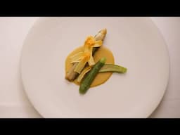 White Asparagus “Bouillabaisse” at Gauthier Soho in London