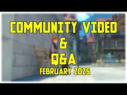 Roamer's Community Video and Q&A February 2025