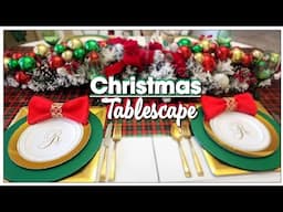 New! Christmas Tablescape | Kenya's Decor Corner #christmas2024 #tablescape