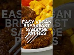 Easy Vegan Breakfast Sausage Patties (TVP)!! #recipe #veganfriendly