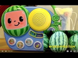 SING-A-LONG BOOMBOX UNBOX/ SING A-Z VEGETABLE SONG /NAME FRUITS & VEGETABLES / Toddler, PRESCHOOL, K